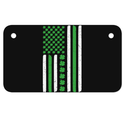 American Flag St Patricks Day Motorcycle License Plate Designed By Bariteau Hannah