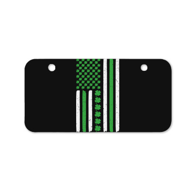 American Flag St Patricks Day Bicycle License Plate Designed By Bariteau Hannah