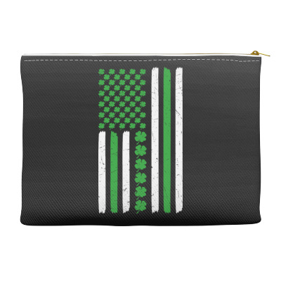 American Flag St Patricks Day Accessory Pouches Designed By Bariteau Hannah