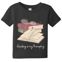 Reading Is My Theraphy 95 Baby Tee | Artistshot