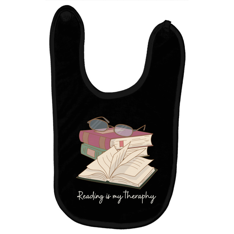 Reading Is My Theraphy 95 Baby Bibs by Sizemore Adame | Artistshot