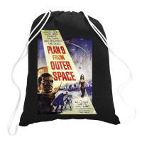 Plan 9 From Outer Space - Film Poster Drawstring Bags | Artistshot