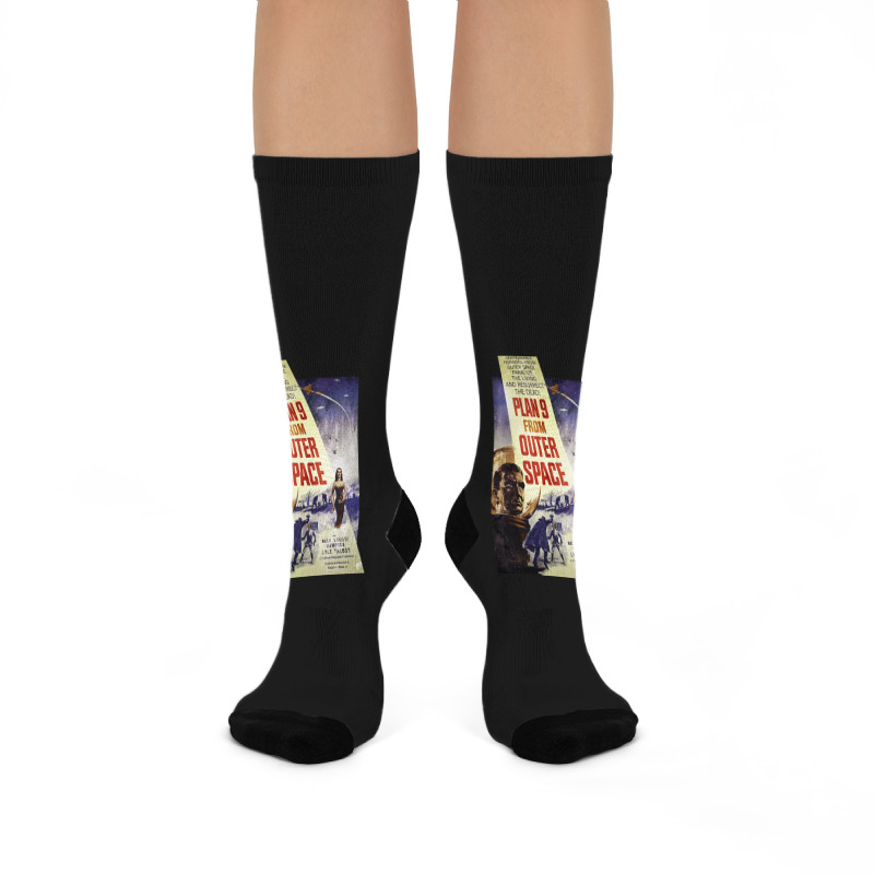 Plan 9 From Outer Space - Film Poster Crew Socks | Artistshot