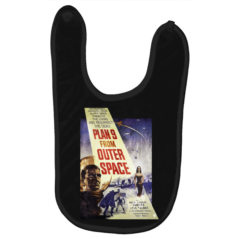 Plan 9 From Outer Space - Film Poster Baby Bibs | Artistshot