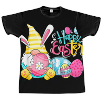 Bunny Gnome Rabbit Eggs Hunting Happy Easter Day Funny Graphic T-shirt | Artistshot