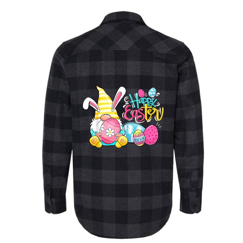 Bunny Gnome Rabbit Eggs Hunting Happy Easter Day Funny Flannel Shirt | Artistshot