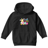 Bunny Gnome Rabbit Eggs Hunting Happy Easter Day Funny Youth Hoodie | Artistshot