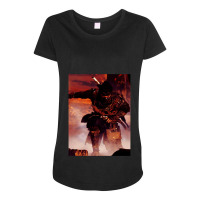 Ghost Of Tsushima Samurai Anime Warriors Maternity Scoop Neck T-shirt | Artistshot