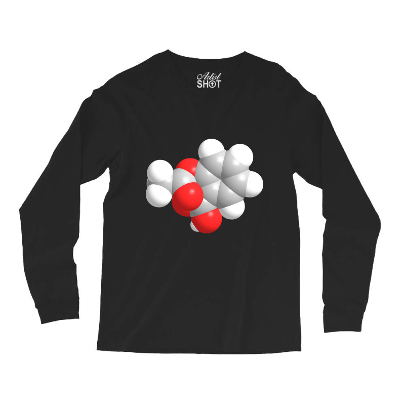 Aspirin Molecule Chemistry Long Sleeve Shirts | Artistshot