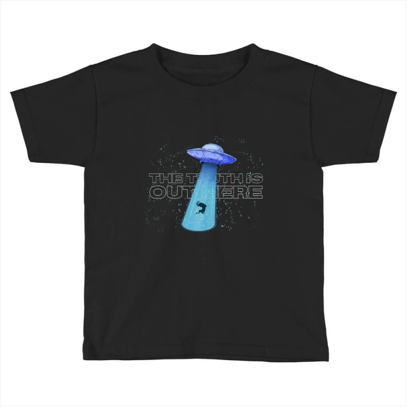 Alien Abduction The Truth Is Out Here Wall Art Space Alien Spaceship S Toddler T-shirt by Box Bingham | Artistshot