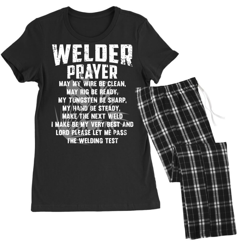 Vintage Welder Welder Prayer Welding Women's Pajamas Set by femalesbaubles | Artistshot