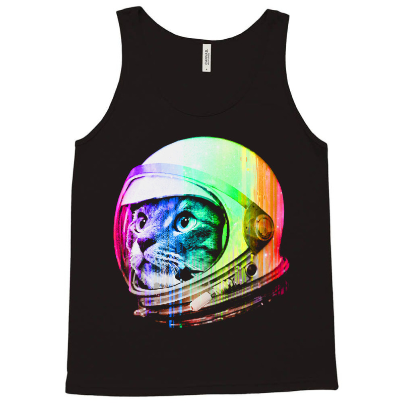 Astronaut Space Cat Tank Top | Artistshot