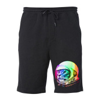 Astronaut Space Cat Fleece Short | Artistshot