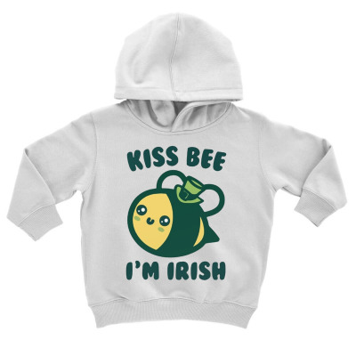 Kiss Bee I'm Irish Toddler Hoodie Designed By Bariteau Hannah