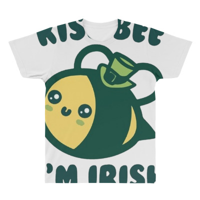 Kiss Bee I'm Irish All Over Men's T-shirt Designed By Bariteau Hannah