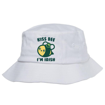 Kiss Bee I'm Irish Bucket Hat Designed By Bariteau Hannah