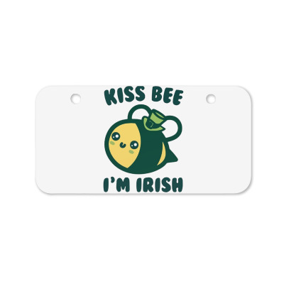 Kiss Bee I'm Irish Bicycle License Plate Designed By Bariteau Hannah