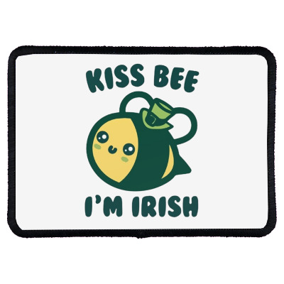Kiss Bee I'm Irish Rectangle Patch Designed By Bariteau Hannah