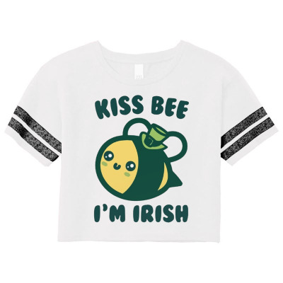 Kiss Bee I'm Irish Scorecard Crop Tee Designed By Bariteau Hannah