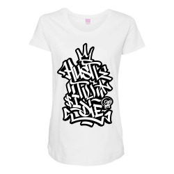 Hustle Til I Die Maternity Scoop Neck T-shirt | Artistshot