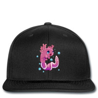 Cute Cartoon Axolotl With Bubbles Printed Hat | Artistshot