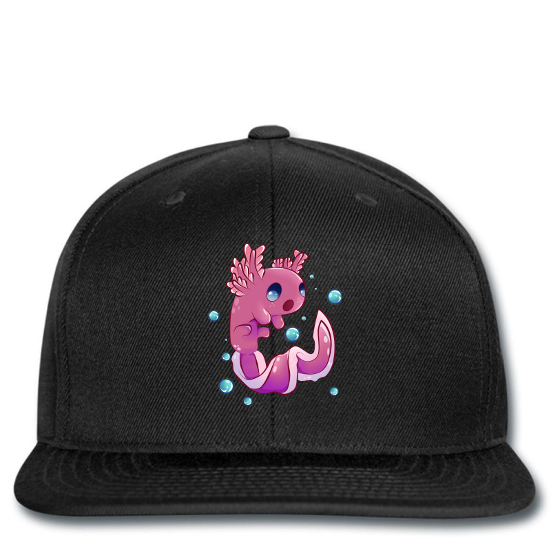 Cute Cartoon Axolotl With Bubbles Printed hat by Min08 | Artistshot