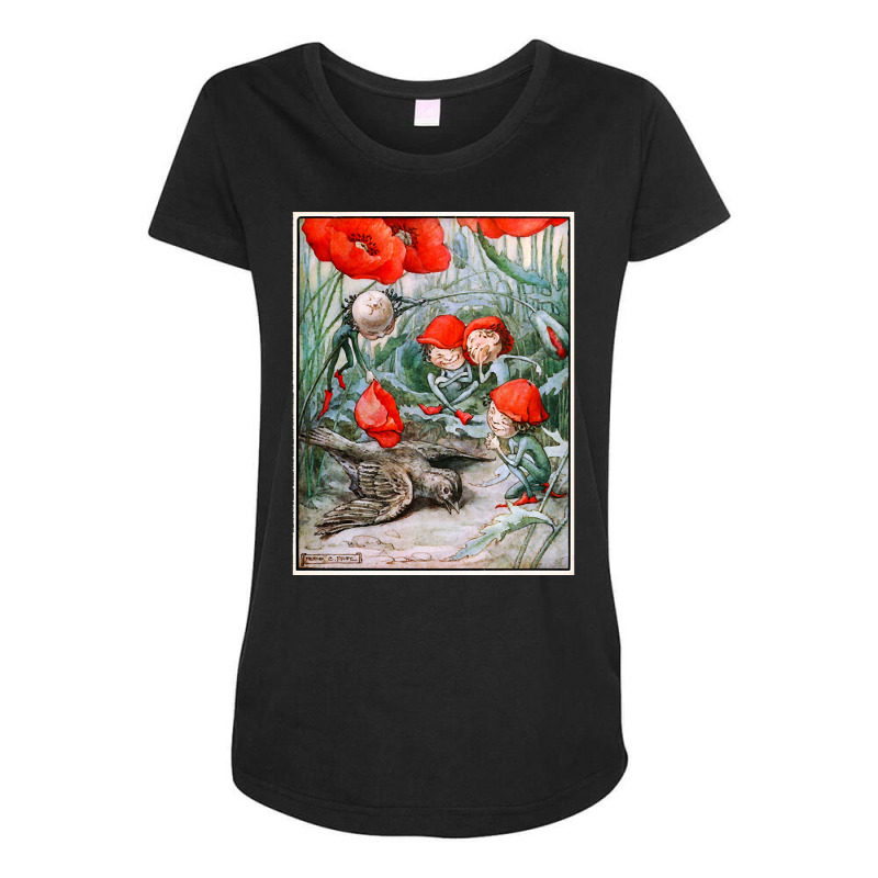 Vintage Fantasy Illustration. C1913 Maternity Scoop Neck T-shirt by seifertmurryq3jmxs | Artistshot