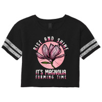 Rise & Shine It's Magnolia Farming Time - Magnolia Farms Scorecard Crop Tee | Artistshot