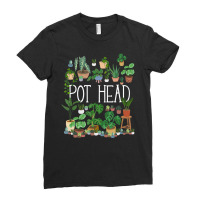 Gardening Potted Plant Lover Pot Head Gardener Garden Ladies Fitted T-shirt | Artistshot