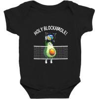 Holy Blockamole Volleyball Shirt Player Blocker Avocado Baby Bodysuit | Artistshot