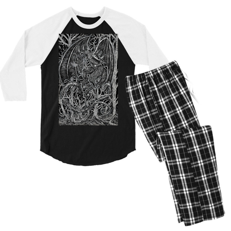 The Jersey Devil Men's 3/4 Sleeve Pajama Set by Rios Arevalo | Artistshot