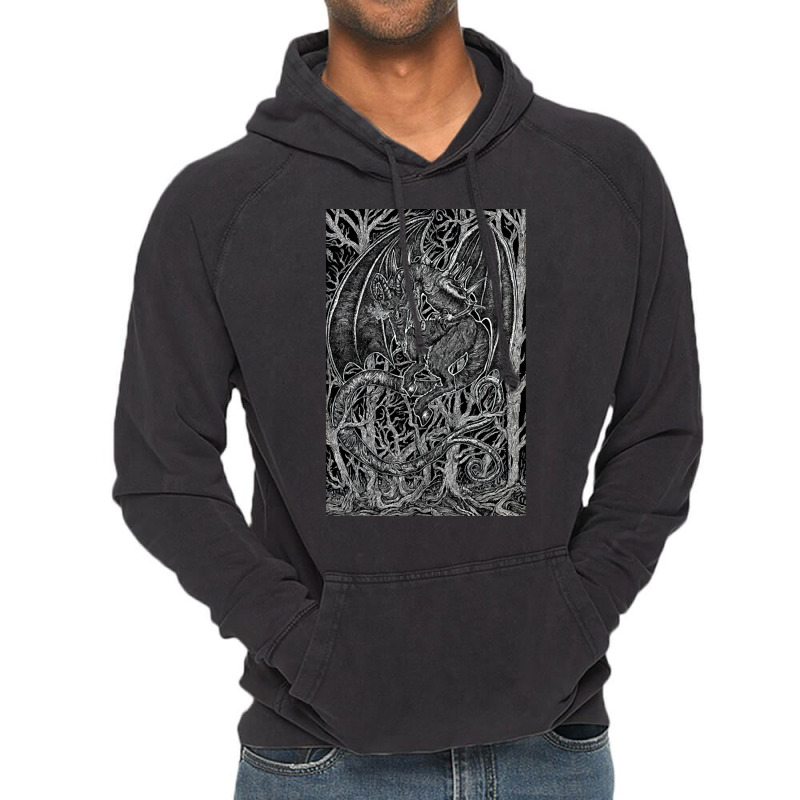 The Jersey Devil Vintage Hoodie by Rios Arevalo | Artistshot