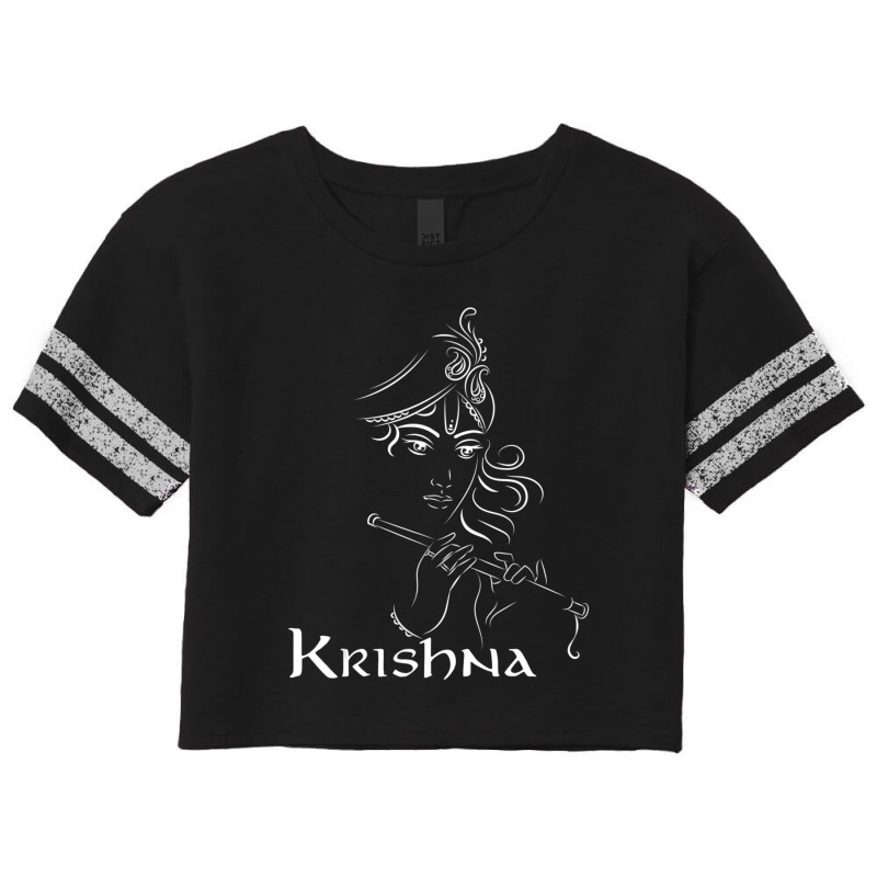 Hindus Hinduism Diwali Festival Gods Lord Krishna Scorecard Crop Tee by degreesgunner | Artistshot