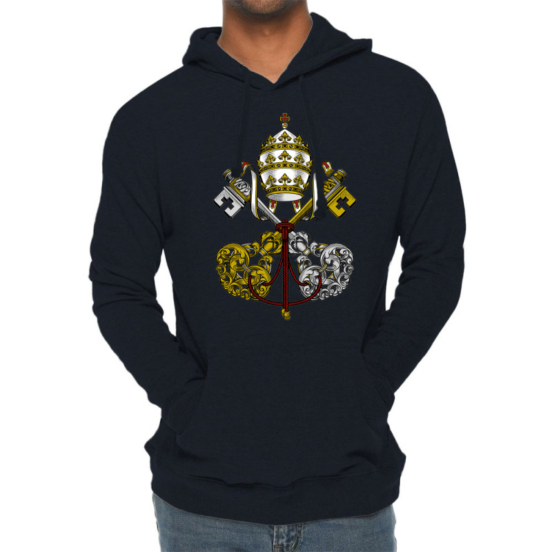 Emblem Of The Papacy Holy See Lightweight Hoodie | Artistshot