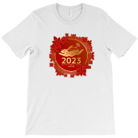 Chinese Zodiac Horoscope Decor New Year Of The Rabbit 2023 T-shirt | Artistshot