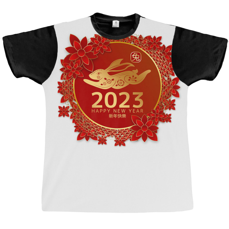 Chinese Zodiac Horoscope Decor New Year Of The Rabbit 2023 Graphic T-shirt | Artistshot