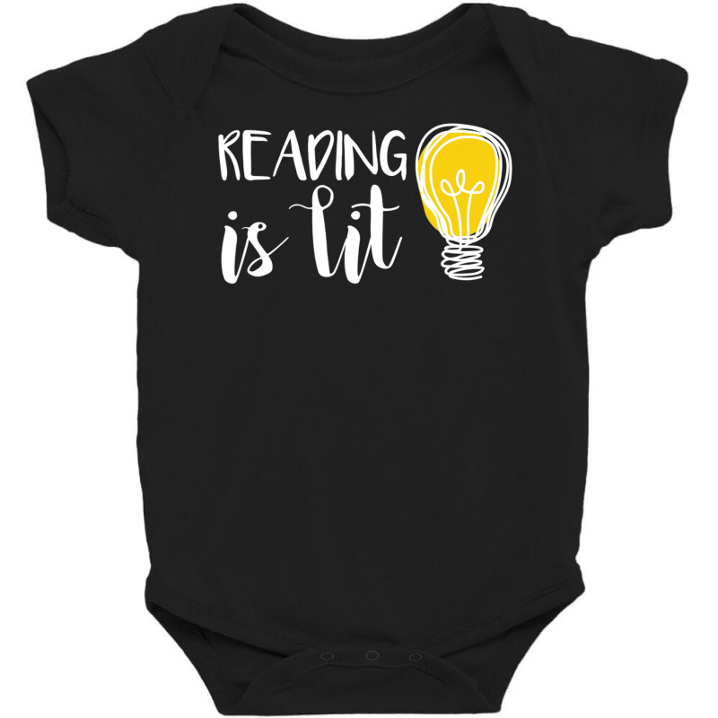 Reading Is Lit English Teacher For Bookworms Baby Bodysuit by bummercaught | Artistshot