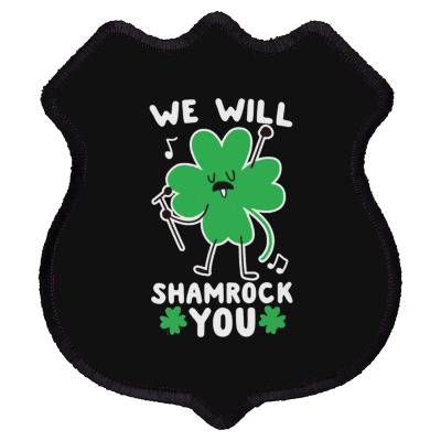 We Will Shamrock You Shield Patch Designed By Bariteau Hannah