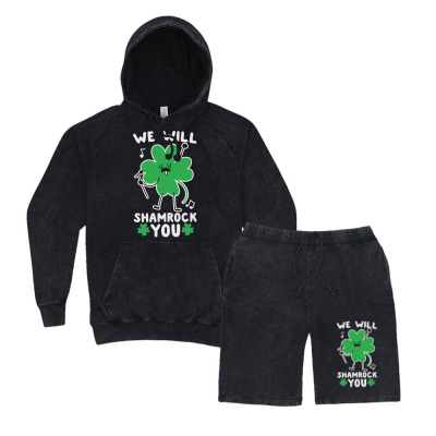 We Will Shamrock You Vintage Hoodie And Short Set Designed By Bariteau Hannah
