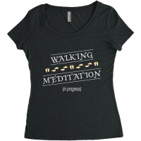 Walking Meditation In Progress Women's Triblend Scoop T-shirt | Artistshot