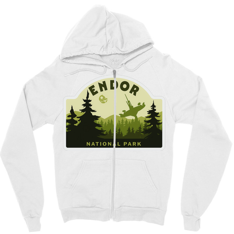 Endor National Park Zipper Hoodie | Artistshot