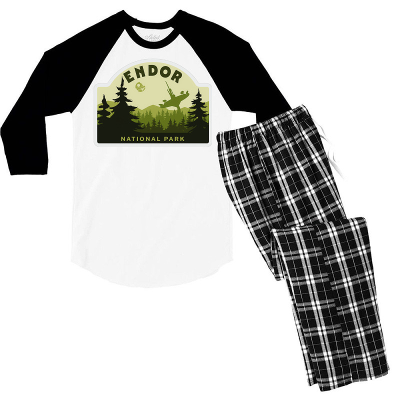 Endor National Park Men's 3/4 Sleeve Pajama Set | Artistshot