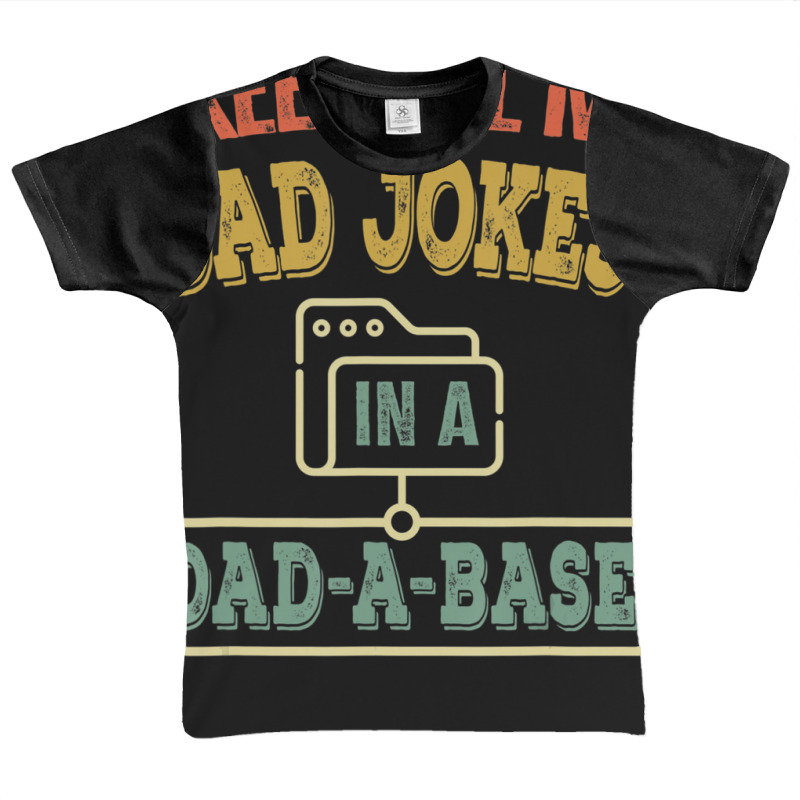 I Keep All My Dad Jokes In A Dad-a-base, Vintage Graphic Youth T-shirt by fenderbendable | Artistshot