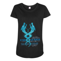 Ryuu Ga Waga Teki Wo Kurau Maternity Scoop Neck T-shirt | Artistshot