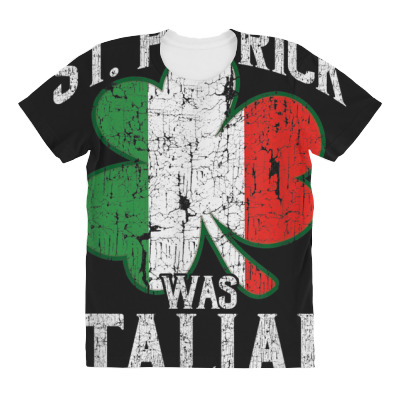 Patrick Was Italian All Over Women's T-shirt Designed By Bariteau Hannah
