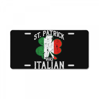 Patrick Was Italian License Plate Designed By Bariteau Hannah