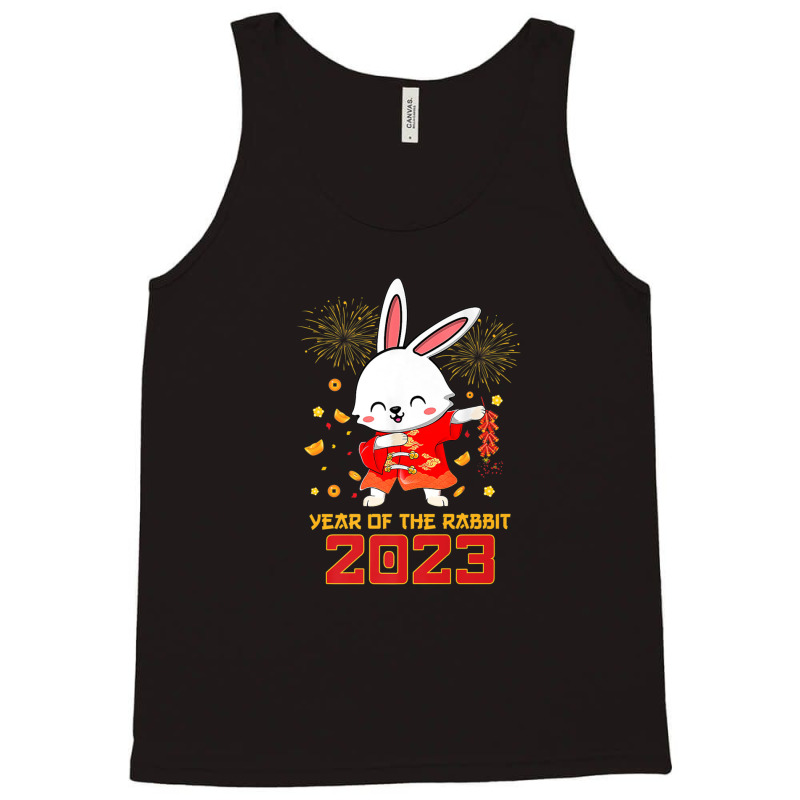 Dabbing Year Of The Rabbit - Happy Chinese New Year 2023 Tank Top | Artistshot