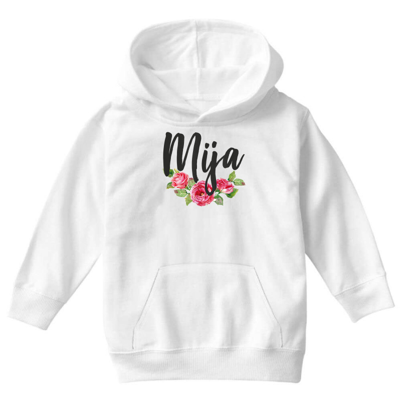 Mija Latina Floral T Shirt Youth Hoodie by lavenakf44f | Artistshot