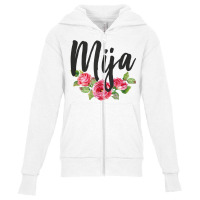 Mija Latina Floral T Shirt Youth Zipper Hoodie | Artistshot