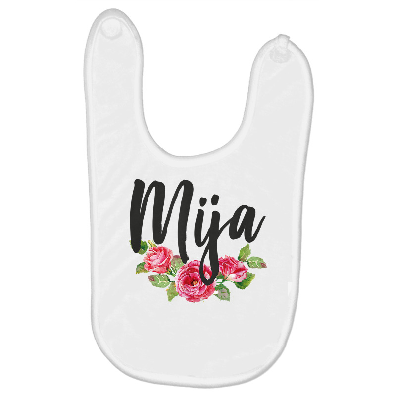 Mija Latina Floral T Shirt Baby Bibs by lavenakf44f | Artistshot